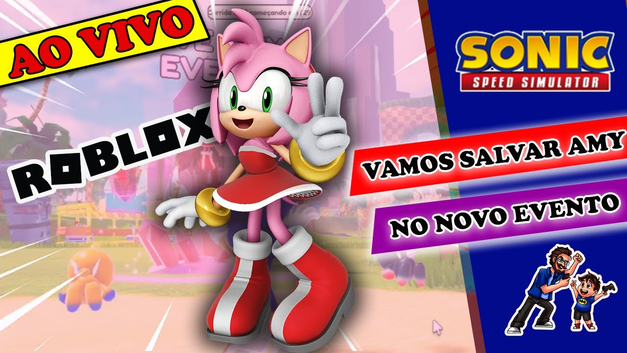 SALVEI A AMY DA PRISÃO DO DR. ROBOTNIK NO ROBLOX!! (Sonic Speed Simulator)  