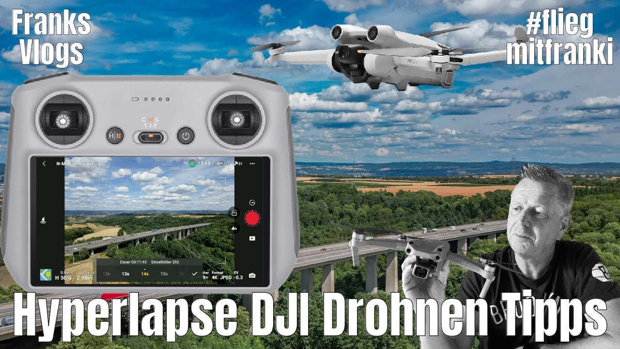 Hyperlapse mit DJI Drohnen Tipps und Tricks  #fliegmitfranki DJI Mini 3 Pro DJI Air 2 S