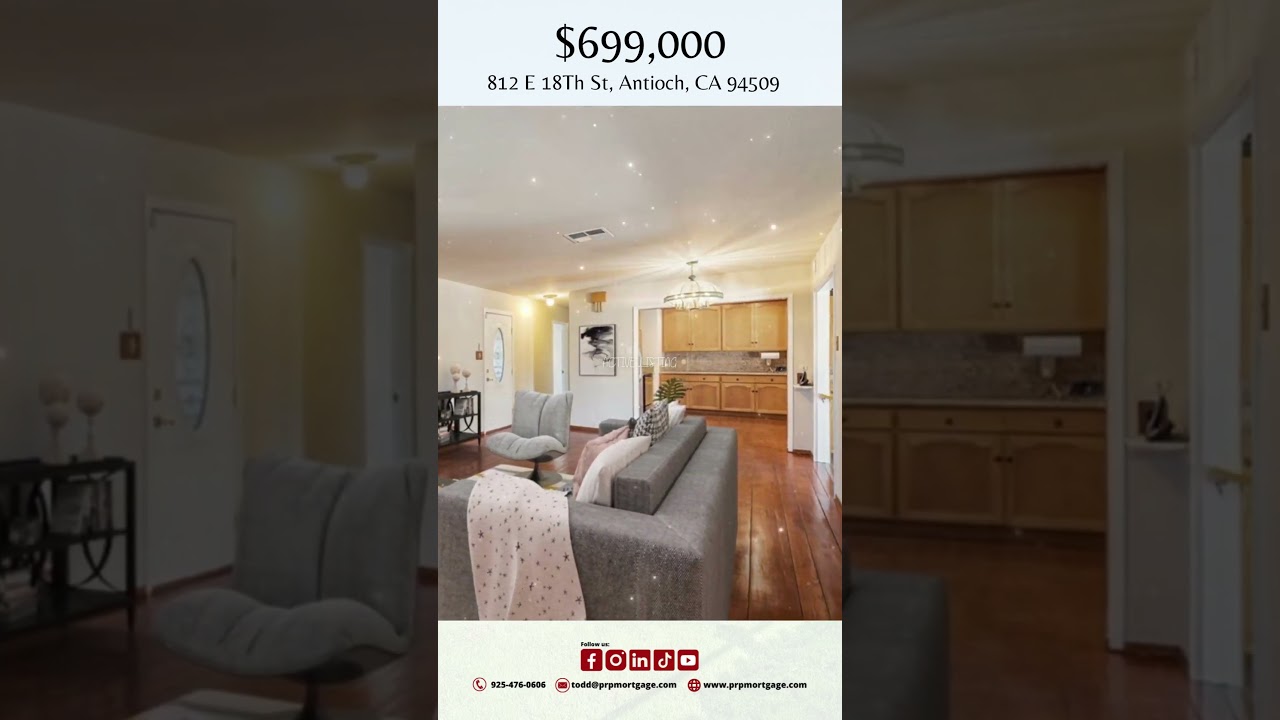 🏠ACTIVE LISTING!!! $699,000 | 812 E 18Th St, Antioch, CA 94509
