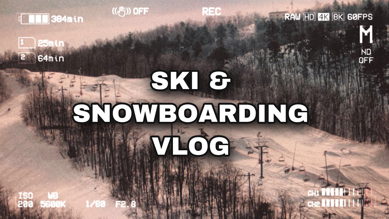 SKI & SNOWBOARDING for the first time VLOG Camp Fortune *Dangerous