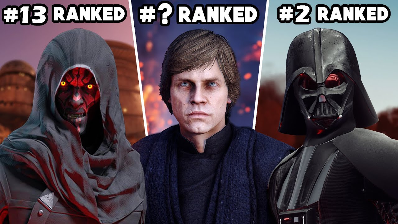 Battlefront 2 Ranking ALL 22 HEROES & VILLAINS from WORST to BEST