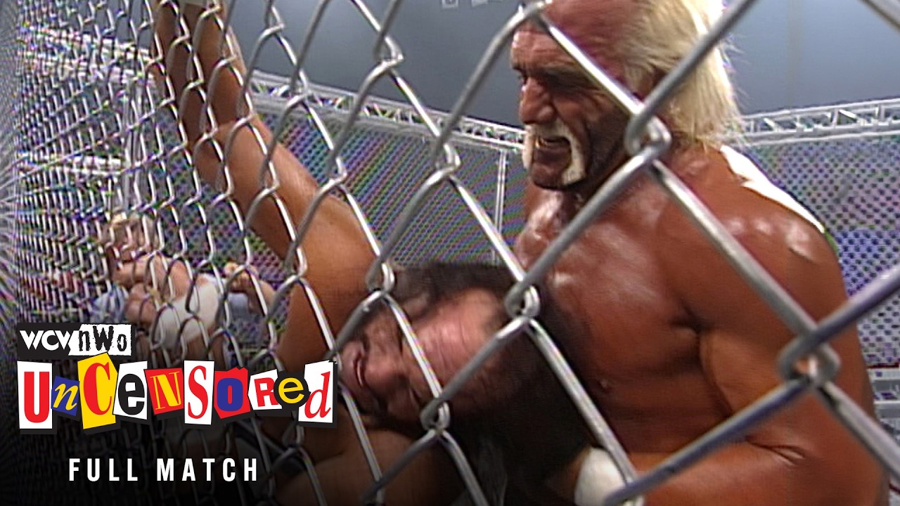 FULL MATCH: Hollywood Hogan vs. Randy Savage | Steel Cage Match: WCW Uncensored 1998