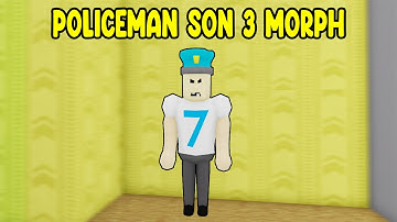 UPDATE - How To Find POLICEMAN SON 3  MORPH in Find The Backrooms Morphs