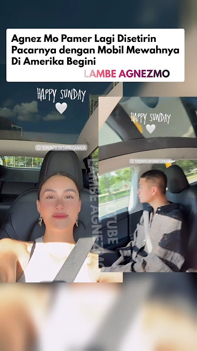 Agnez Mo Disetirin Pacarnya Pakai Mobil Semewah Ini di Amerika #agnezmo