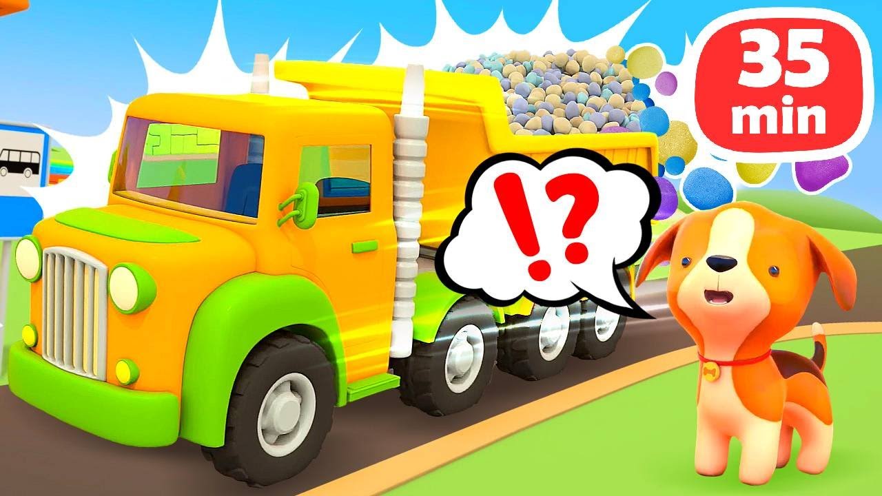 Diversi incidenti sulla strada! Veicoli da lavoro arrivano ad aiutare 🚒🚑 Cartoni animati per bambini