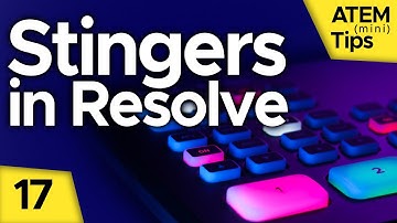 ATEM Stingers made in Resolve! How to render with transparency to image sequence
