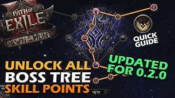 How to Get All Boss Skill Points in 0.2.0 | Path of Exile 2