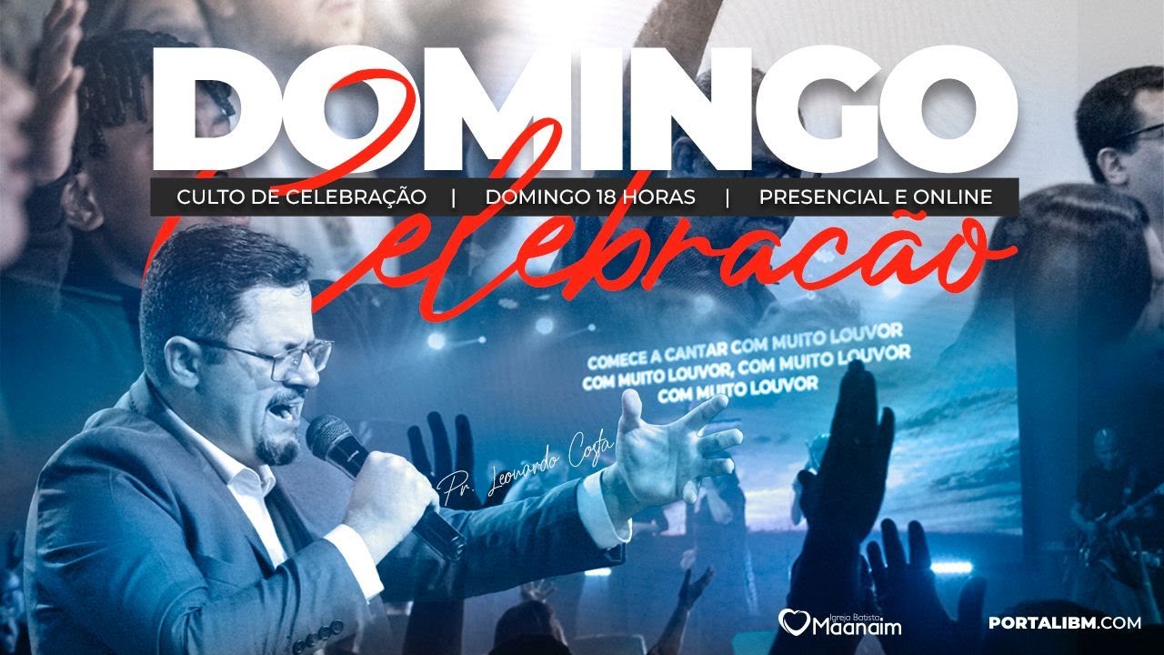 Culto de Celebração ao vivo - 13/07/25