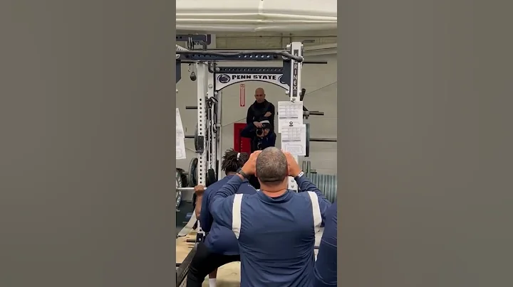 Penn State Freshman Nick Singleton 500 Pound Back ...