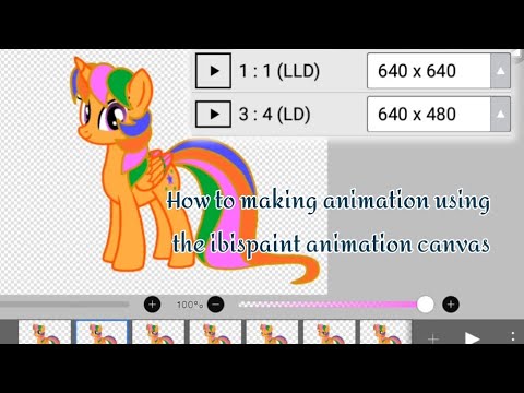How to making animation using the ibispaint animation canvas ...