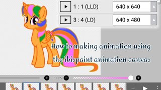 How to making animation using the ibispaint animation canvas ( Ibispaint tutorial )