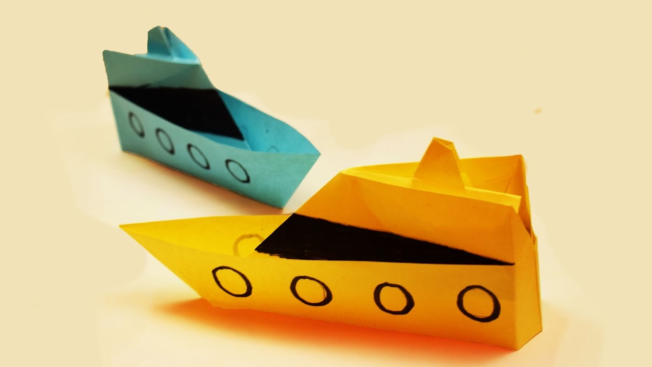 How to make a paper Boat? - YouTube