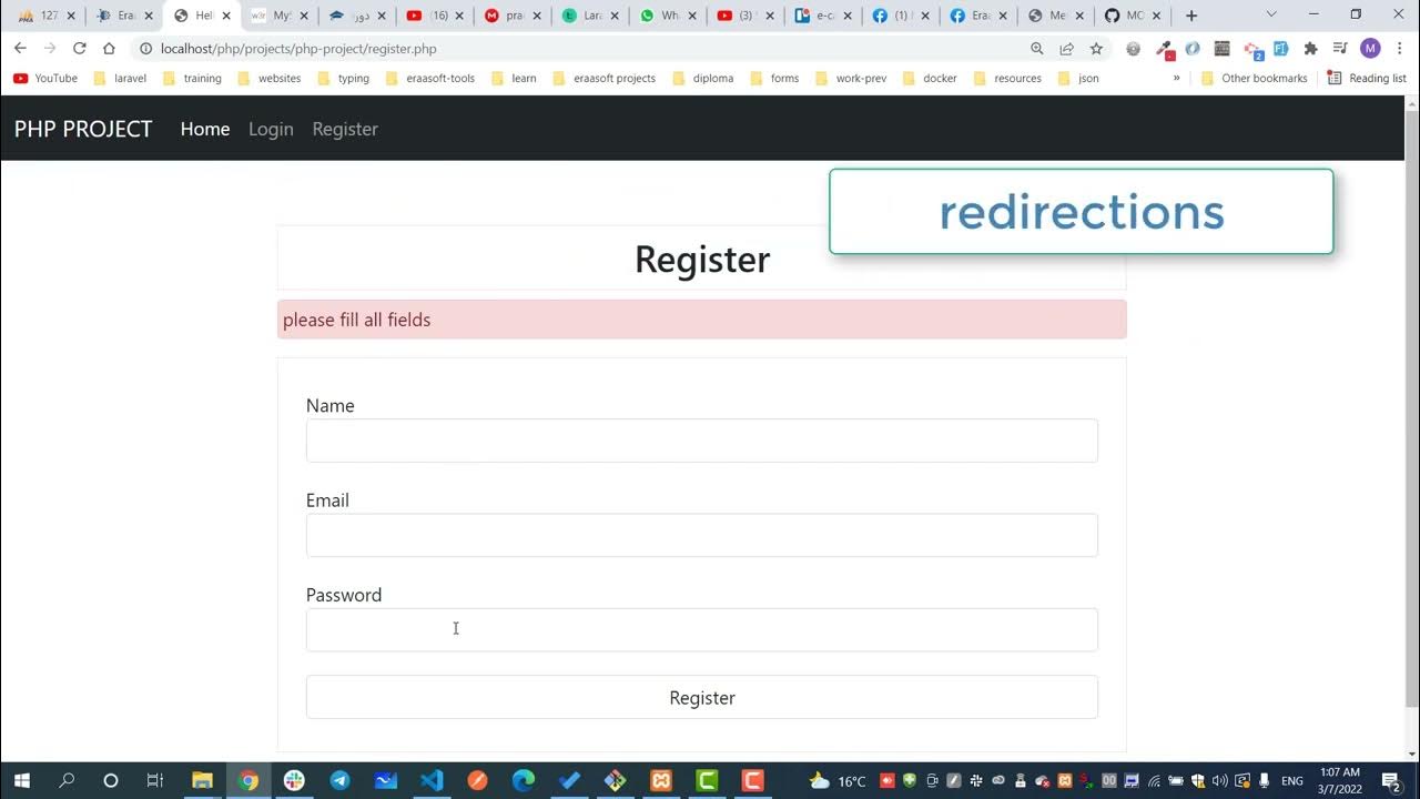 php project part 1 - YouTube