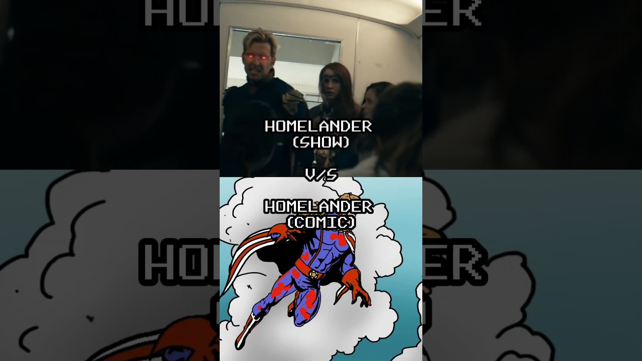 Homelander Comic Vs Show Homelander 