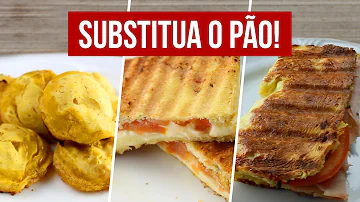 O que pode substituir o pão no sanduíche?