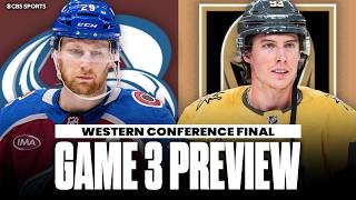 Western Conference Final Game 3 Preview: Avalanche vs Golden Knights | Predictions & Picks to Win ✅