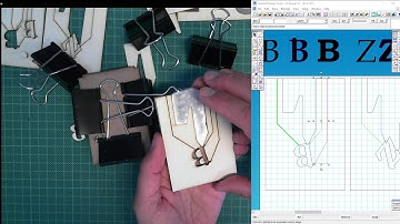 Pewter Casting a Letter using 2D Design B