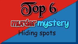 Top 6 Murder Mystery hiding spots. The HIVE minecraft.