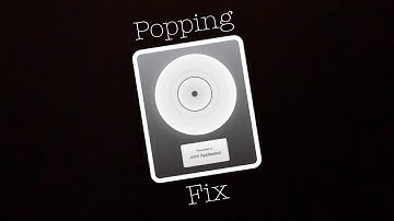 How to fix Popping sound in Logic Pro X!