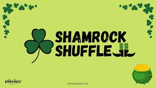 SHAMROCK SHUFFLE ☘ | St. Patrick's Day Zoom Game & Dance / Brain Break For Kids | Leprechaun