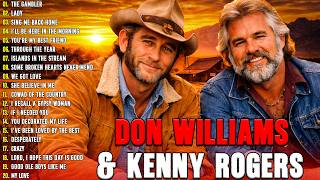 Greatest Hits of Kenny Rogers \u0026 Don Williams 💛 Classic Country Love Songs Collection 60s 70s 80s