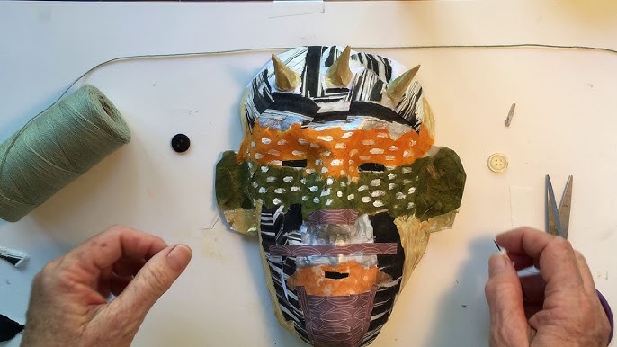 How to make paper mache masks - Twin Mummy and Daddy