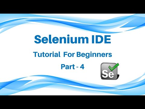 Selenium IDE Tutorial