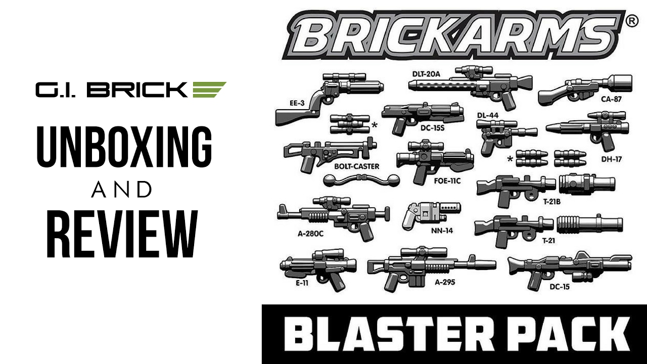 BRICKARMS BLASTER Pack 2016 for Minifigures Star Wars Limited Edition NEW 