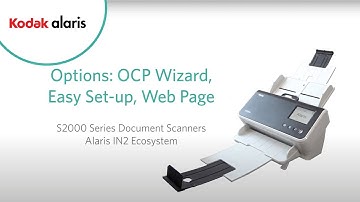 Operator Control Panel Easy Setup Wizard and Web Page