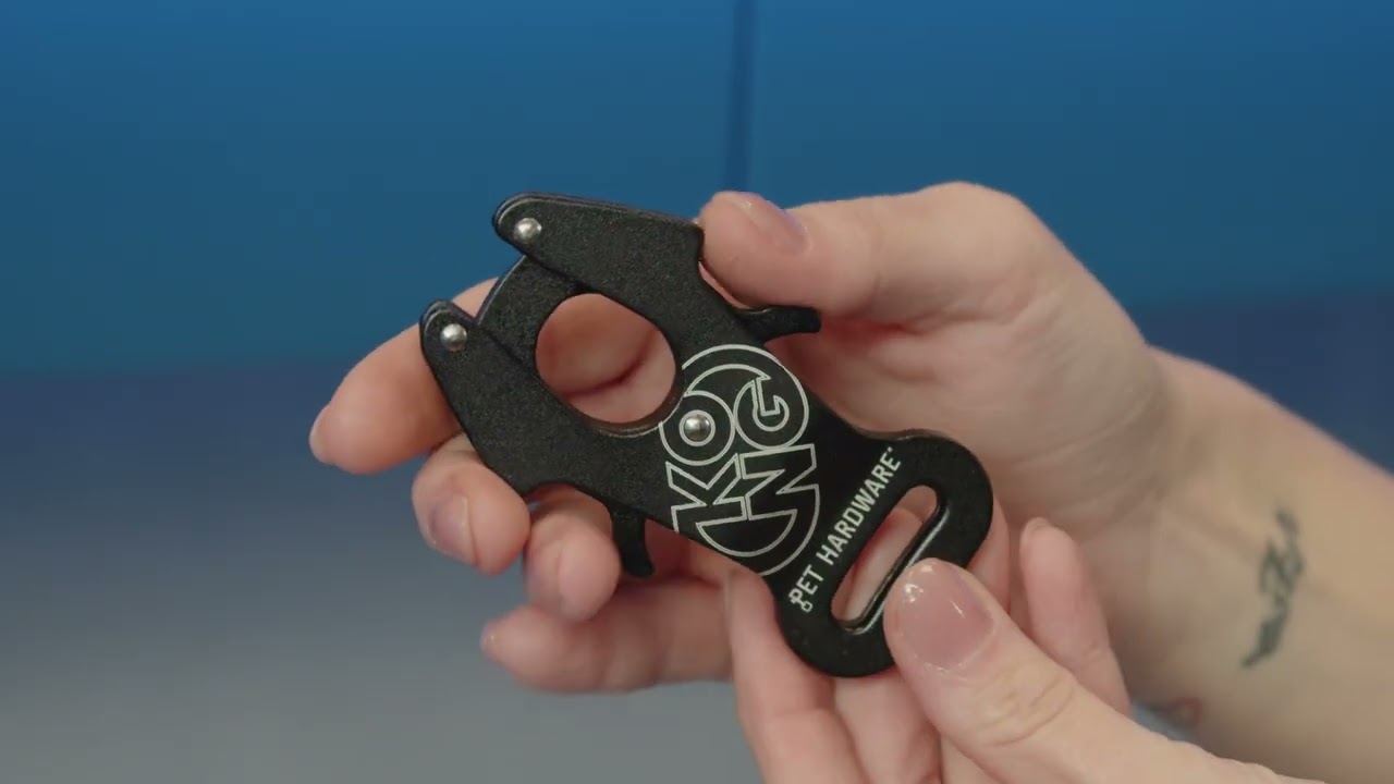 Aluminum snap hook Frog Ansi 92 mm, (load capacity 2440 kg 🦾)