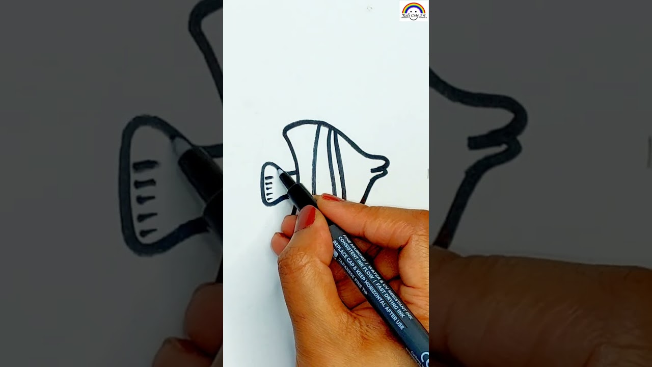 How To Draw A Cute Angel Fish