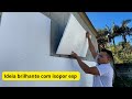 Veja essa ideia genial de revestimento com isopor EPS gastando pouco