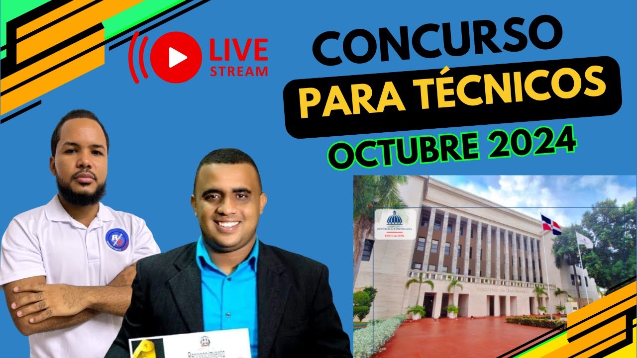 Concurso para técnico 2024 Todos los por menores hasta el momento - YouTube