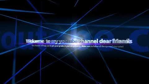 My first video in my  year 1 bachelor