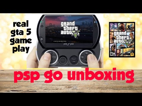 PSP Go Unboxing And Gta 5 Game Play |real Gta 5 Game Play