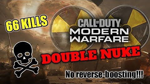 Insane double Tactical nuke!!!66 kills on shoot house | Modern warfare