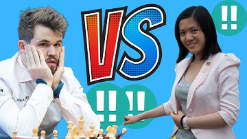 Great Hou Yifan vs Magnus Carlsen chess game 2