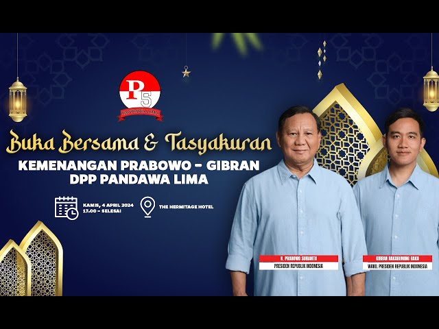 Tasyakuran Kemenangan Bapak Prabowo Subianto-Bapak Gibran Rakabuming Raka class=