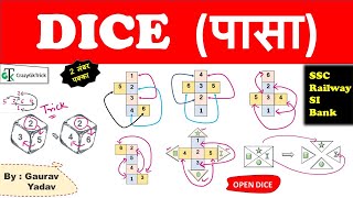 Reasoning Lecture #06 : DICE | पासा  (Short Trick)  Crazy Gk Trick