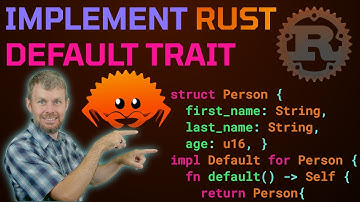 Implement the Simple Rust Default Trait 🦀 Rust Tutorial for Developers
