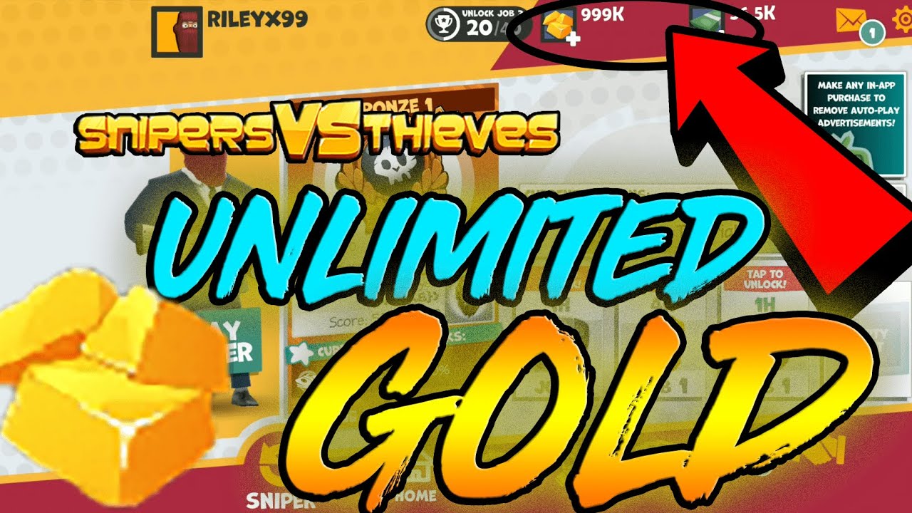 Snipers vs Thieves Hack Get Unlimited Free Gold! YouTube