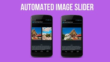 How to create android AUTOMATED Image Slider using View Pager - Android Tutorial
