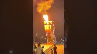 Fire Breathing Dragon Bridge in Da Nang Vietnam #Shorts