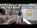 WEARING ANOTHER MANS BOXERS PRANK ON HUSBAND