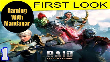RAID: Shadow Legends - Gameplay Walkthrough #1 - FIRST LOOK (iOS, Android)