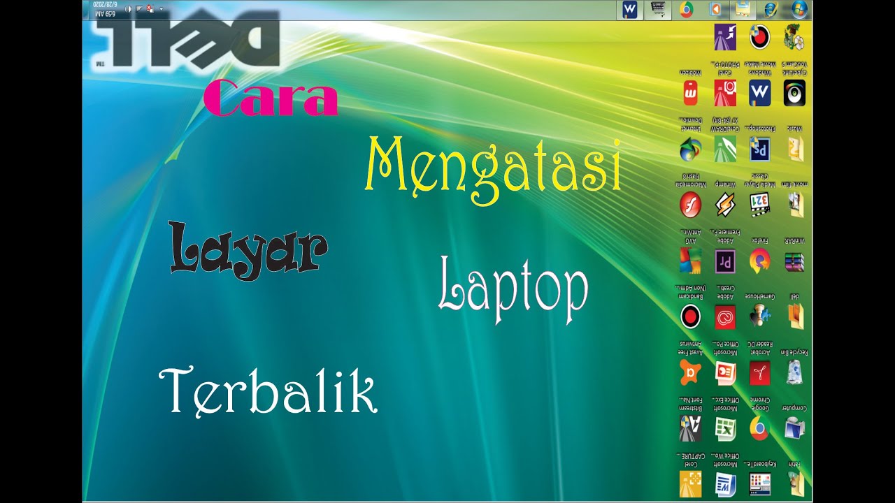 Cara Mengatasi Layar Laptop Terbalik dengan Mudah