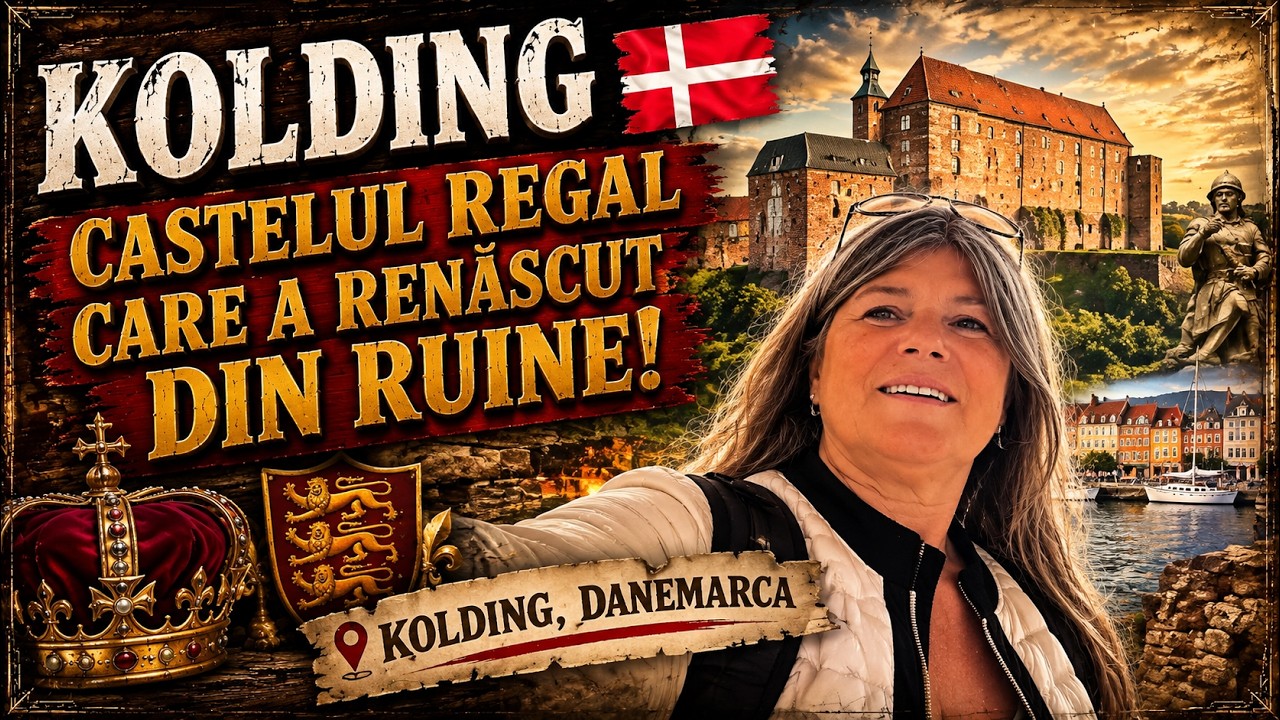😱 Castelul regal care a renăscut din ruine! KOLDING 🇩🇰 Danemarca #ladrumcuthea  #travel #denmark #dk