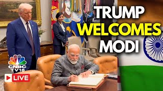 LIVE: US President Donald Trump and PM Modi Hold Joint Presser | Trump's Reciprocal Tariffs | N18G