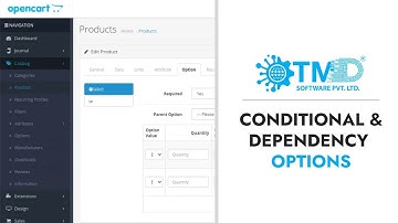 Opencart Conditional Options / Dependent Options