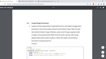 PEMROGRAMAN WEB 2 | Fungsi Dalam PHP